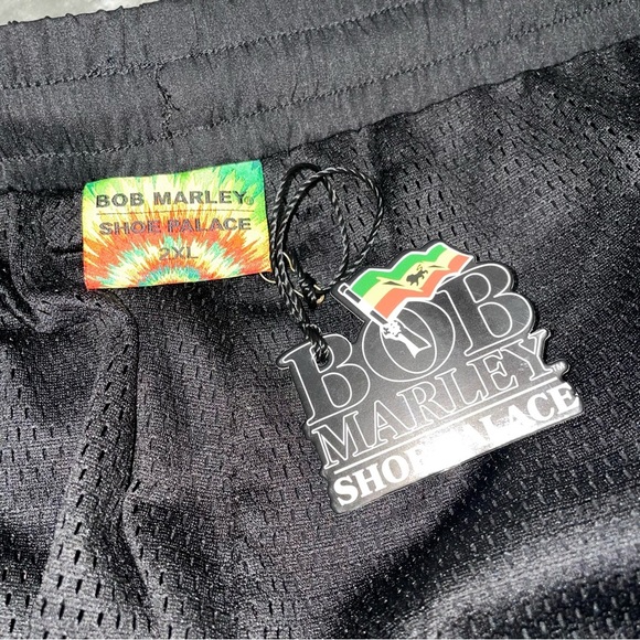 NWT Bob Marley Shoe Palace Athletic Shorts with Adjustable Waistband Size 2XL - Picture 6 of 10